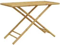 vidaXL összecsukható bambusz kerti asztal 110x55x75 cm (365879) (365879)