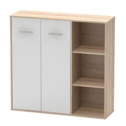 TEMPO KONDELA MAURUS fehér mdf komód