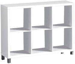 TEMPO KONDELA TOFI 4 fehér mdf könyvespolc