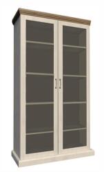 Tempo ROYAL IV fehér mdf vitrin