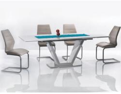 TEMPO KONDELA PERAK fehér mdf étkezőasztal 220cm