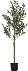 vidaXL zöld mesterséges olajfa 450 levél 120 cm (4103571) (4103571)