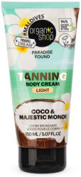  Organic Shop barnító krém kókusszal és monoival, világos, 150 ml