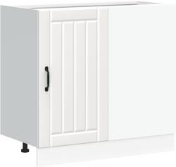 vidaXL mosdóaljzatos szekrény Lucca fehér szerelt fa (854308) (854308)