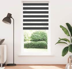 vidaXL zebrafüggönnyel fekete szövetszélesség 100, 9 cm poliészter (4014288) (4014288)