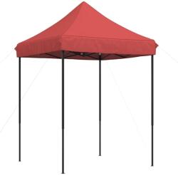 vidaXL burgundi összecsukható felugró rendezvénysátor 200x200x306 cm (4004987) (4004987)