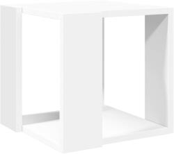 vidaXL fehér szerelt fa dohányzóasztal 32 x 32 x 30 cm (848143) (848143)