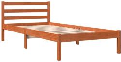 vidaXL viaszbarna tömör fenyőfa ágykeret 90 x 200 cm (844142) (844142)