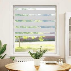 vidaXL zebrafüggönnyel fehér szövetszélesség 105, 9 cm poliészter (4014757) (4014757)