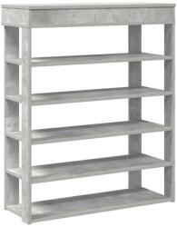 vidaXL beton tölgy szerelt fa cipőtartó 80x30x98 cm (859935) (859935)