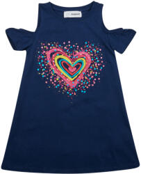 Desigual Rochii scurte Fete VEST_BLOOM Desigual Albastru 7 / 8 ani