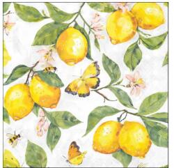 Ambiente Fresh lemons papírszalvéta 25x25cm, 20db-os