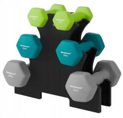 Songmics Gumírozott súlyzók Songmics 7 db-os szett (SYL612GN)