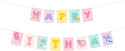  Gabby's Dollhouse Boldog Születésnap Feliratú Dekorációs Lánc (GRL129)