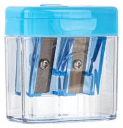 Deli Hegyező, DELI Comiko 0576, 2 lyukú, tartályos, pasztell kék (HD0576PK)