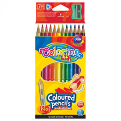 Colorino Színes ceruza, COLORINO Kids - 54706, 12+1 szín + hegyező, háromszögletű (SZCC54706)