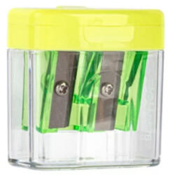 Deli Hegyező, DELI Comiko 0576, 2 lyukú, tartályos, pasztell sárga (HD0576PS)