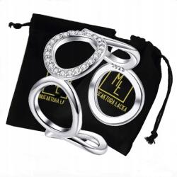  Ezüst Gyűrű Gömbök Cirkónia Kövekkel 925 Női Ajándék Manufaktúra (5905351367589)