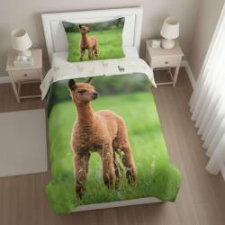  FUN TIME Láma gyerek méretű ovis ágyneműhuzat 100×135cm, 40×60cm