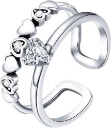 BeSpecial Inel argint cu inimioare (IZT0080)