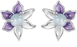 BeSpecial Cercei argint flori mov (EZT0640)