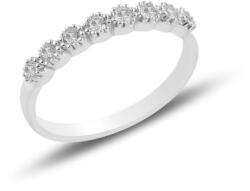 BeSpecial Inel argint Etermity cu zirconii albe, placat cu rodiu (ITU0344_182)