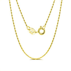 BeSpecial Colier argint 925 placat cu aur 14K, 45 cm (CRR167)