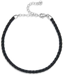BeSpecial Bratara argint si piele impletita (BZT0042)