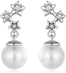 BeSpecial Cercei argint cu perle si zirconii (EZT0614)