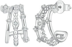 BeSpecial Cercei argint tripli cu zirconii (EZT0410)