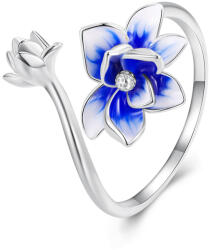 BeSpecial Inel argint reglabil floare de lotus (IZT0253)
