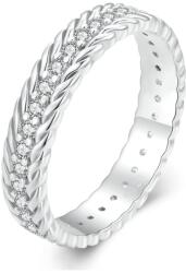 BeSpecial Inel argint impletit cu zirconii (IZT0141_182)