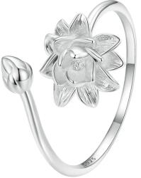 BeSpecial Inel argint reglabil floare de lotus (IZT0252)