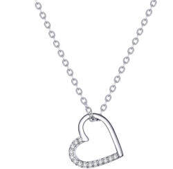 BeSpecial Colier argint cu inima si zirconii (CZT0037)