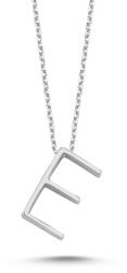 BeSpecial Colier argint 925 rodiat cu litera E CTU0008 (CTU0008)