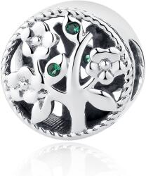 BeSpecial Charm argint 925 cu copacul vietii si zirconii verzi - Be Nature PST0059 (PST0059)
