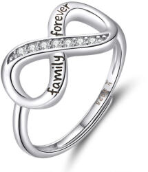 BeSpecial Inel argint ajustabil Dragoste Infinita - family forever (IST0111)