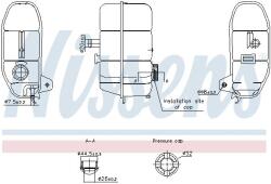 NISSENS Vyrovnávacia nádobka chladiacej kvapaliny NISSENS 996332 (996332)