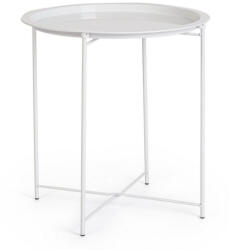 Bizzotto Masuta cafea otel alb Hilmar Ø47x51h (0721872)