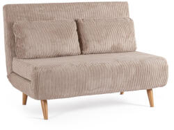 Bizzotto Fotoliu extensibil textil bej Walker 120x83x88h, 120x190x30 cm (0735285)