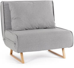 Bizzotto Fotoliu extensibil textil gri Colton 90x86x88h (0735284)