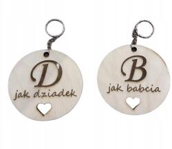  Fa kulcstartó Nagymama és Nagypapa napja Ajándék Saját szövegGrafika Alkalom
