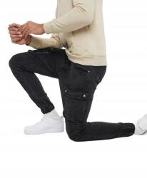 Brave Soul Cargo Farmernadrág Fekete Spzm 34