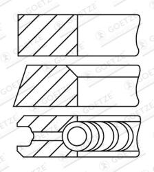 Goetze Engine Sada piestnych krúżkov GOETZE ENGINE 08-421800-30 (08-421800-30)
