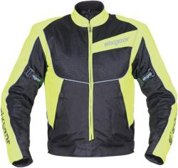 Sixgear Geacă Moto din Textil SIXGEAR PATROL · Negru / Verde-Fluo