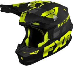 FXR Racing Cască Enduro - Cross - Snowmobil FXR RACING BLADE RACE DIV · Negru Mat / Galben-Fluo