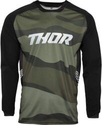 Thor MX Tricou Enduro - Cross THOR TERRAIN Camo · Negru / Verde