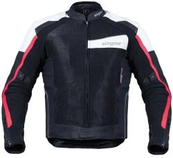 Sixgear Geacă Moto din Piele & Textil SIXGEAR SWITCH · Alb / Roșu / Negru