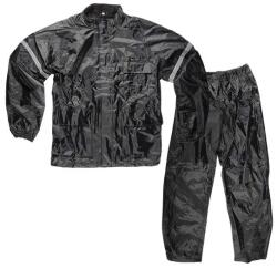 Shox Combinezon Moto Ploaie SHOX HURRICANE · Negru