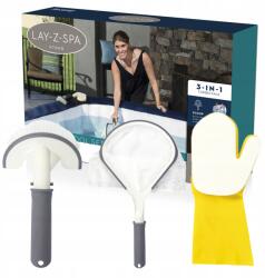 Bestway Spa Medence Jakuzzi Tisztító Készlet Háló Kefe Szivacs Bestway (STR-60310/25)